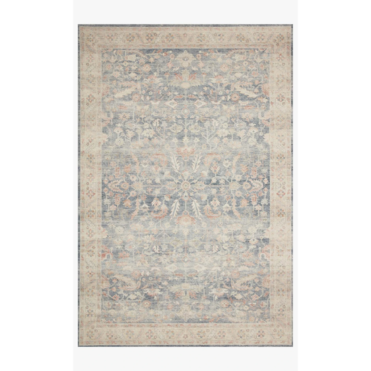 Hathaway Rug by Loloi - HTH-02 Denim/Multi-Loloi Rugs-Blue Hand Home