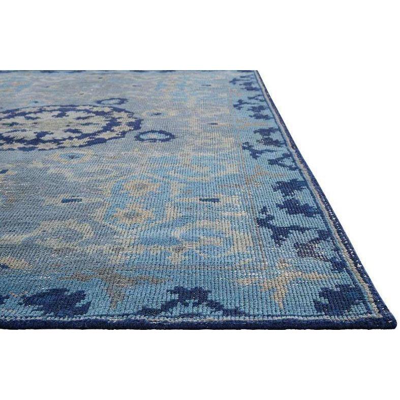 Jaipur Kai Rugs - Moonlight Blue and Peacoat-Jaipur Living-Blue Hand Home