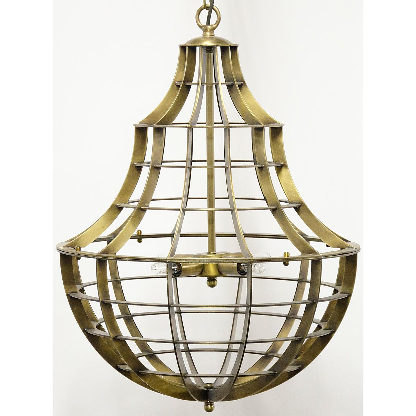 Ribcage Chandelier-Noir Furniture-Blue Hand Home