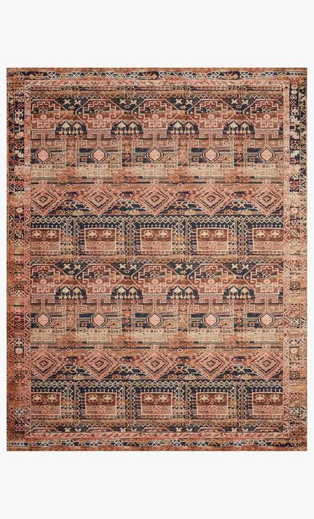 Loloi Rugs Layla Collection - LAY-14 Mocha/Blush-Loloi Rugs-Blue Hand Home