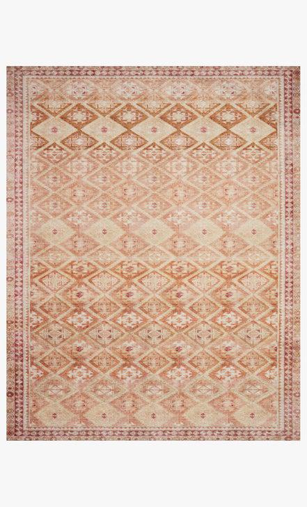 Loloi Rugs Layla Collection - LAY-16 Natural/Spice-Loloi Rugs-Blue Hand Home