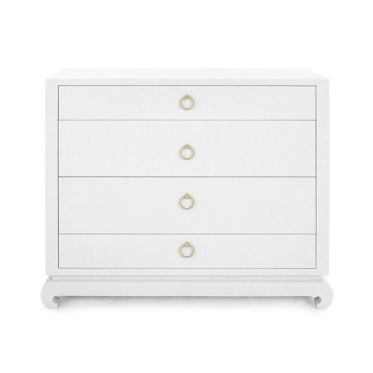 Villa & House - Ming Large 4-Drawer In White-Bungalow 5-Blue Hand Home