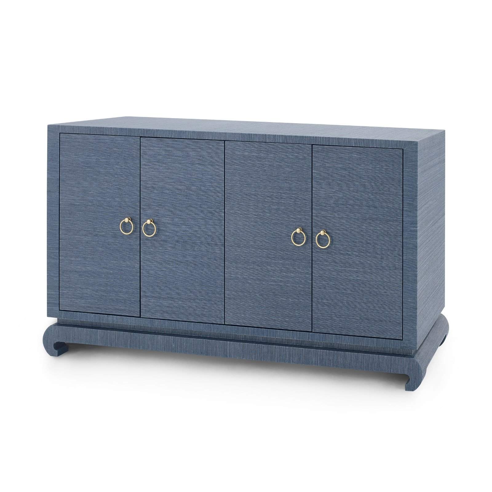 Villa & House - Meredith 4-Door Cabinet In Navy Blue-Bungalow 5-Blue Hand Home