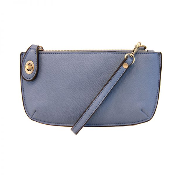 Mini Crossbody Wristlet Clutch-Joy-Blue Hand Home