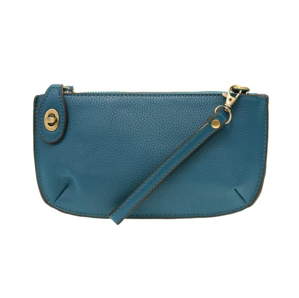 Mini Crossbody Wristlet Clutch-Joy-Blue Hand Home