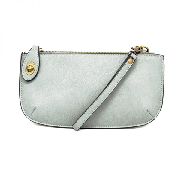 Mini Crossbody Wristlet Clutch-Joy-Blue Hand Home