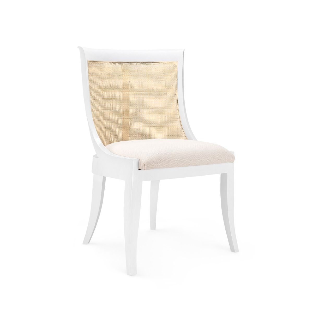 Villa & House - Monaco Armchair In White-Bungalow 5-Blue Hand Home