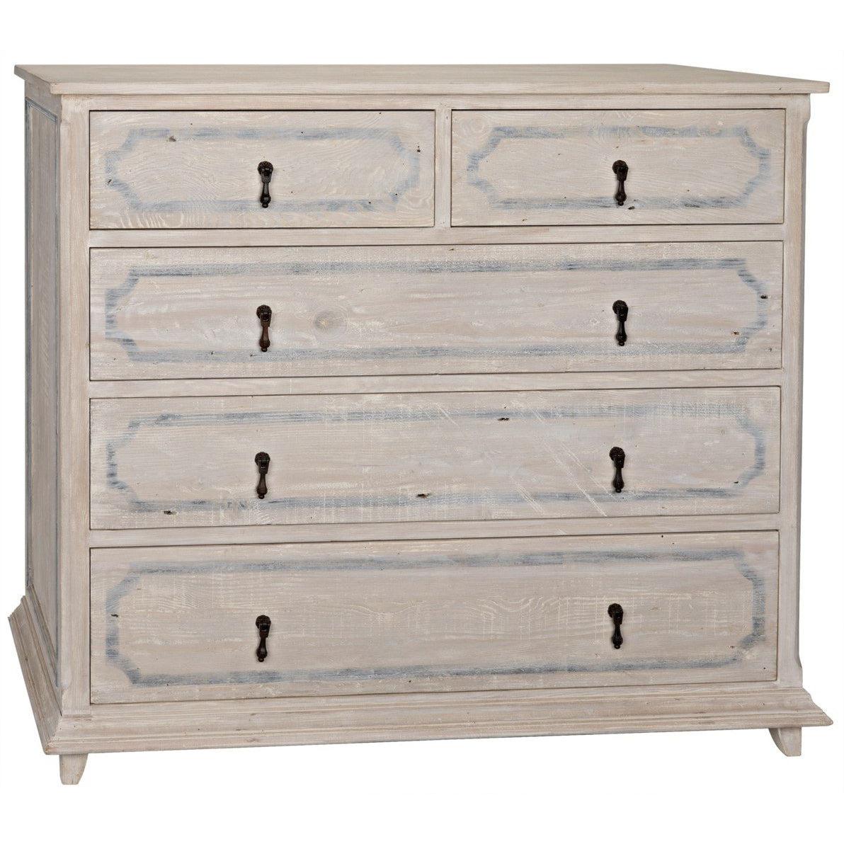 Reclaimed Lumber Livingston 5-drawer dresser-CFC Furniture-Blue Hand Home