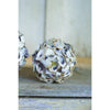 Oyster Shell Sphere-Kalalou-Blue Hand Home