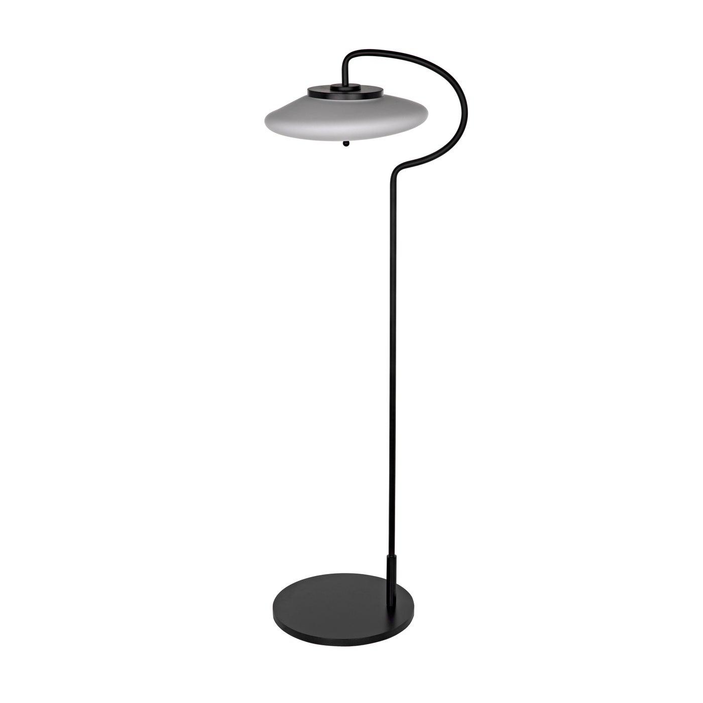 Lolibri Floor Lamp, Black Steel-Noir Furniture-Blue Hand Home