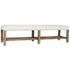 Noir Sweden Bench, Grey Wash-Noir Furniture-Blue Hand Home