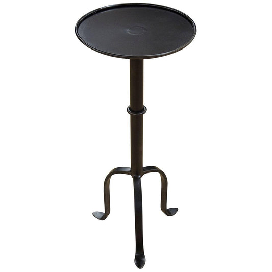 Noir Furniture Tini Side Table, Black Metal-Noir Furniture-Blue Hand Home