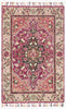 Loloi Rugs Zharah Collection - ZR-05 Raspberry/Taupe-Loloi Rugs-Blue Hand Home