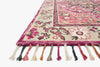 Loloi Rugs Zharah Collection - ZR-05 Raspberry/Taupe-Loloi Rugs-Blue Hand Home