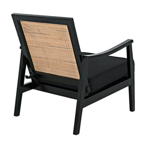 Lichtenstein Chair, Charcoal Black-Noir Furniture-Blue Hand Home