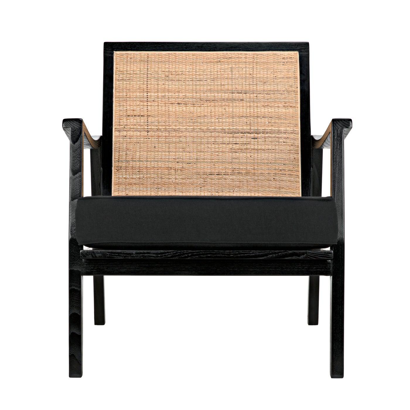 Lichtenstein Chair, Charcoal Black-Noir Furniture-Blue Hand Home