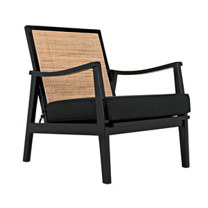 Lichtenstein Chair, Charcoal Black-Noir Furniture-Blue Hand Home