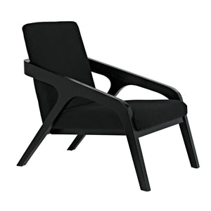 Lamar Chair, Charcoal Black-Noir Furniture-Blue Hand Home