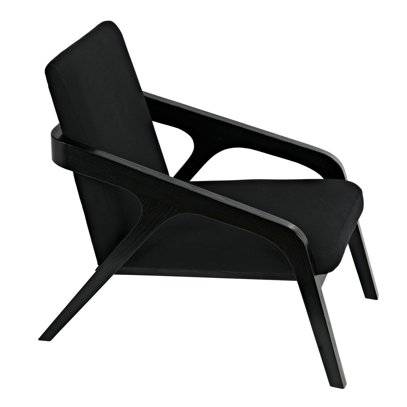 Lamar Chair, Charcoal Black-Noir Furniture-Blue Hand Home