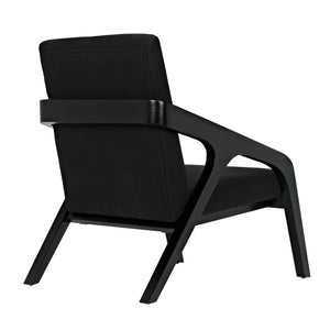 Lamar Chair, Charcoal Black-Noir Furniture-Blue Hand Home