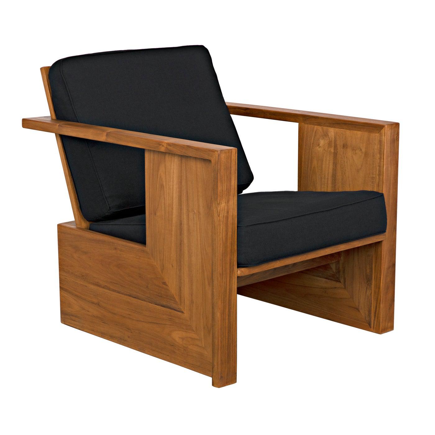 Ungaro Chair, Teak-Noir Furniture-Blue Hand Home