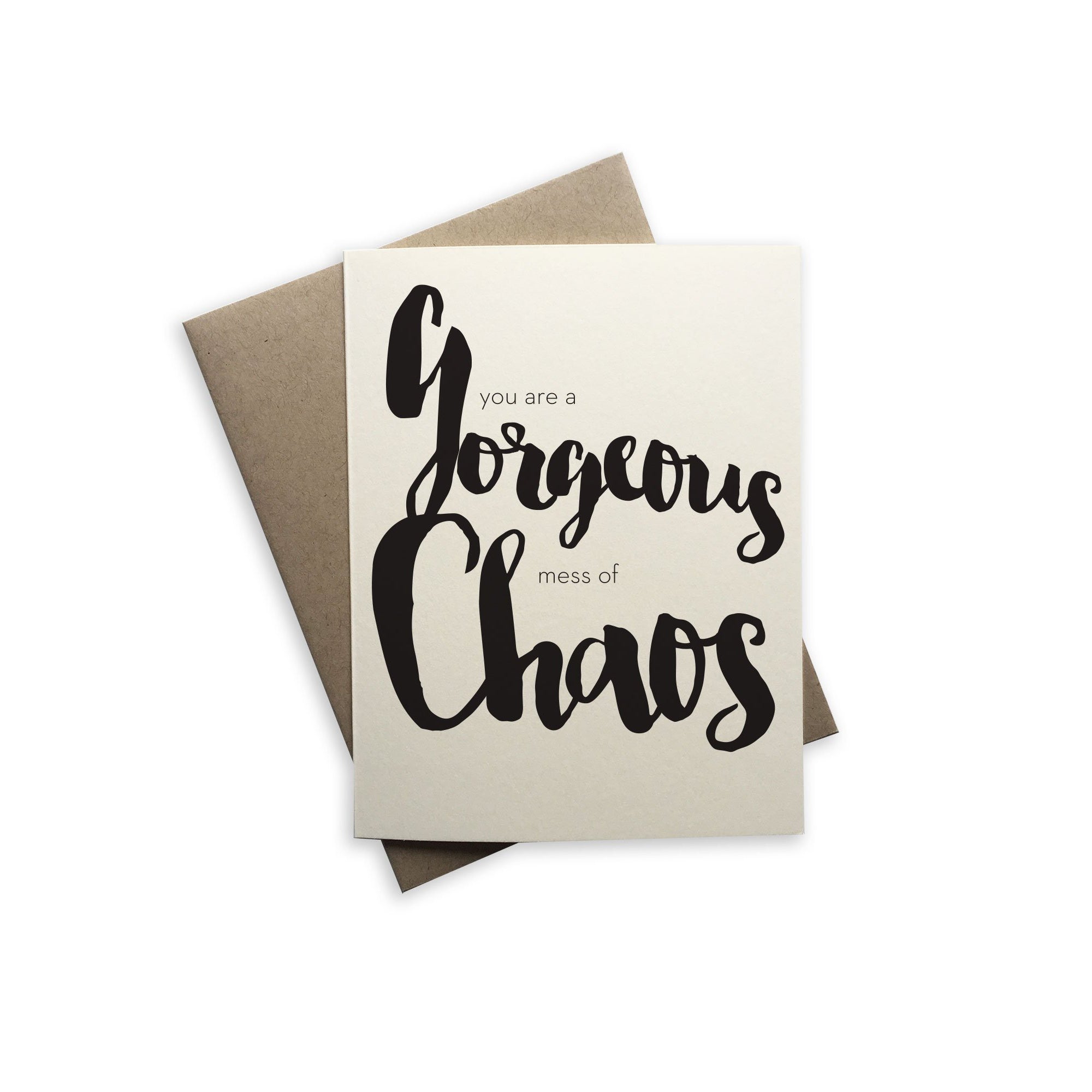 Tiramisu Paperie - Gorgeous Chaos Card-Tiramisu Paperie-Blue Hand Home