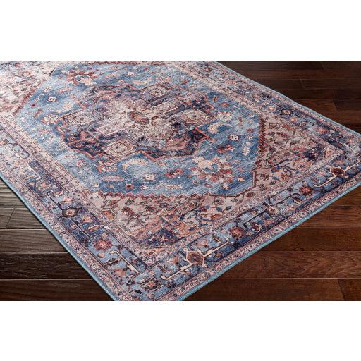 Amelie Rug by Surya-aml-2377-surya-Blue Hand Home