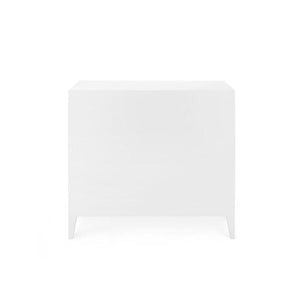 Villa & House - Astor 3-drawer Side Table, White-Bungalow 5-Blue Hand Home