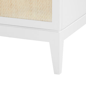 Villa & House - Astor 3-drawer Side Table, White-Bungalow 5-Blue Hand Home