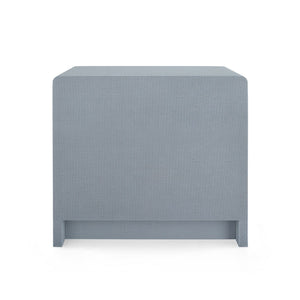 Villa & House - Bryant 3-drawer Side Table, Gray-Bungalow 5-Blue Hand Home