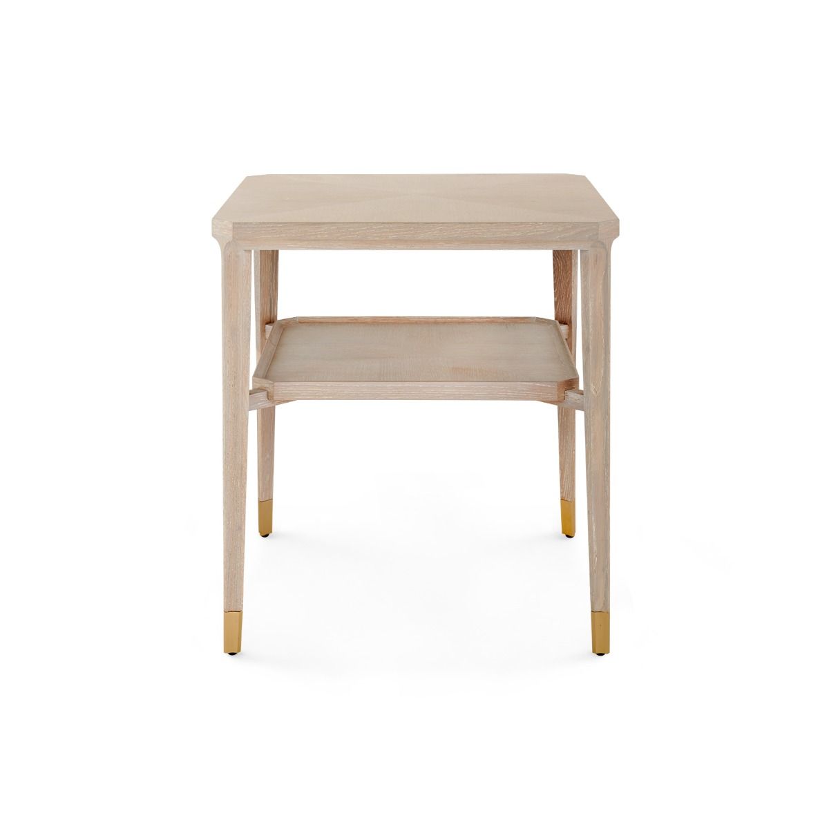 Villa & House - Bertram Side Table, Bleached Cerused Oak-Bungalow 5-Blue Hand Home