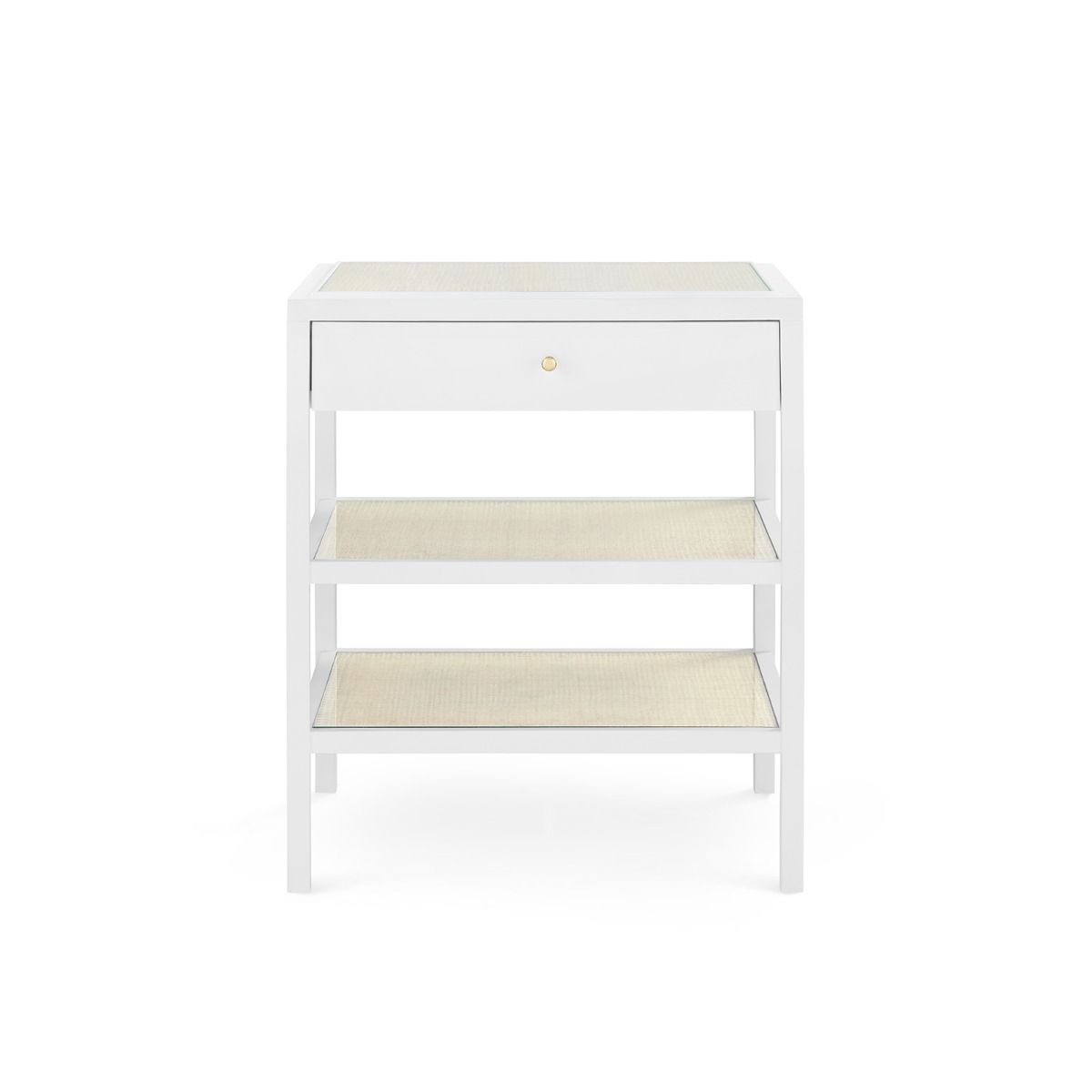 Villa & House - Caanan 1-drawer Side Table, White-Bungalow 5-Blue Hand Home