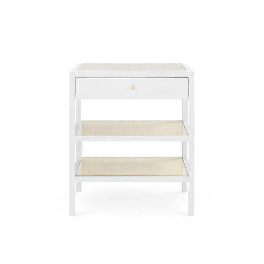 Villa & House - Caanan 1-drawer Side Table, White-Bungalow 5-Blue Hand Home