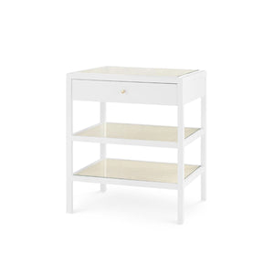 Villa & House - Caanan 1-drawer Side Table, White-Bungalow 5-Blue Hand Home