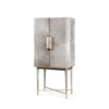 Villa & House - Florian Tall Bar Cabinet, Gray-Bungalow 5-Blue Hand Home