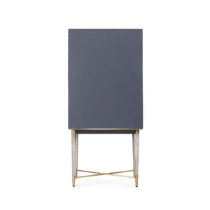 Villa & House - Florian Tall Bar Cabinet, Gray-Bungalow 5-Blue Hand Home