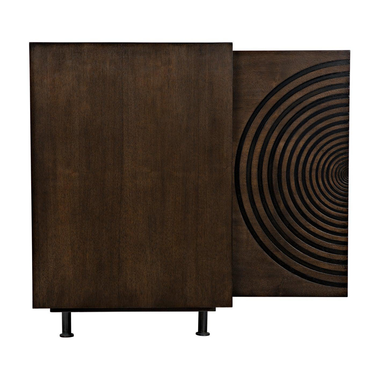 Ascot Credenza, Walnut Veneer-CFC Furniture-Blue Hand Home