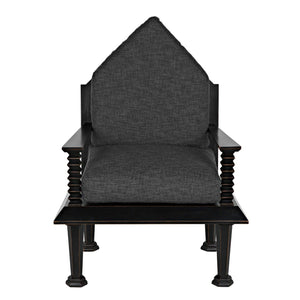 Resurrection Chair w/US Made Cushions-Noir Furniture-Blue Hand Home