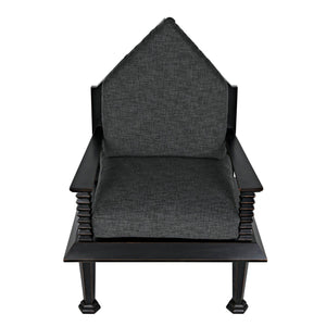 Resurrection Chair w/US Made Cushions-Noir Furniture-Blue Hand Home