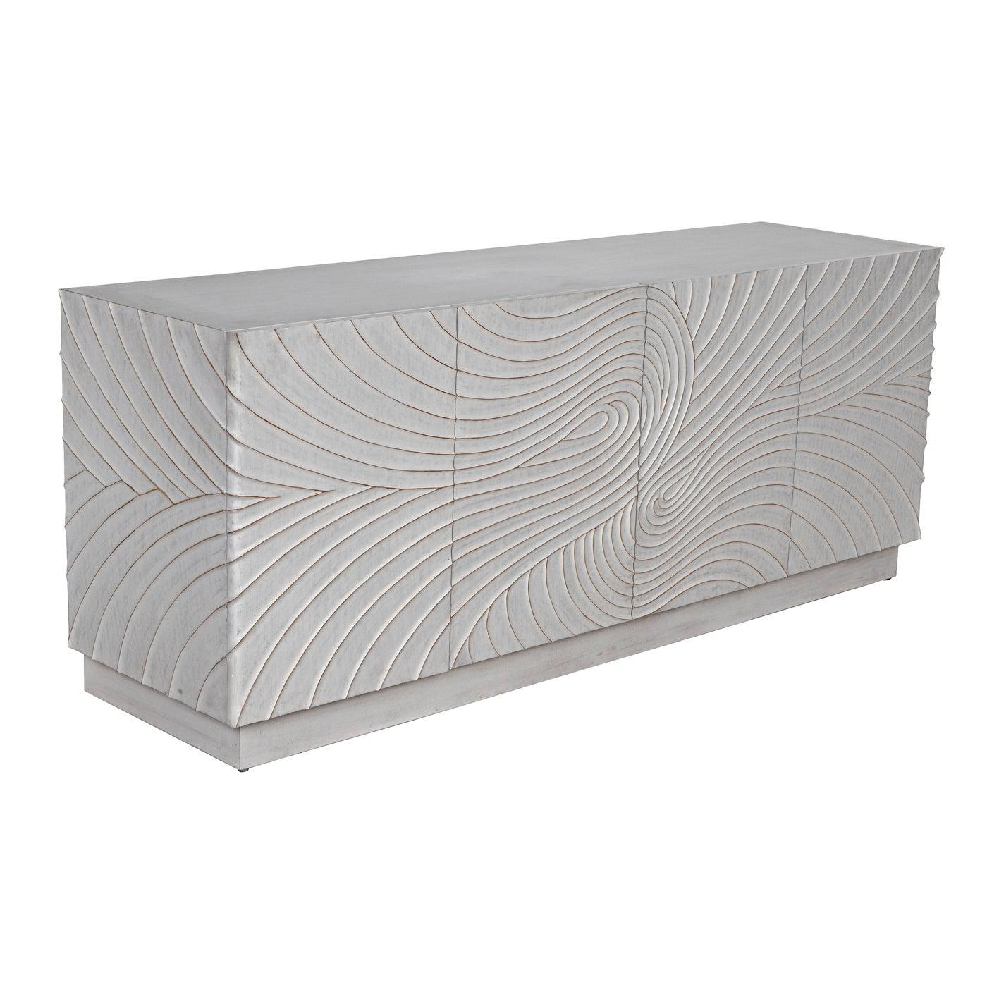 Cavalier Sideboard, White Wash-Noir Furniture-Blue Hand Home