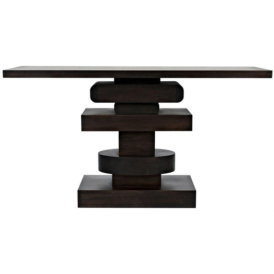 Noir Solange Console, Ebony Walnut-Noir Furniture-Blue Hand Home