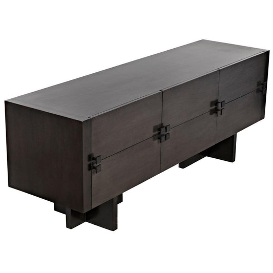 Noir Amidala Sideboard, Two-Tone Pale-Noir Furniture-Blue Hand Home