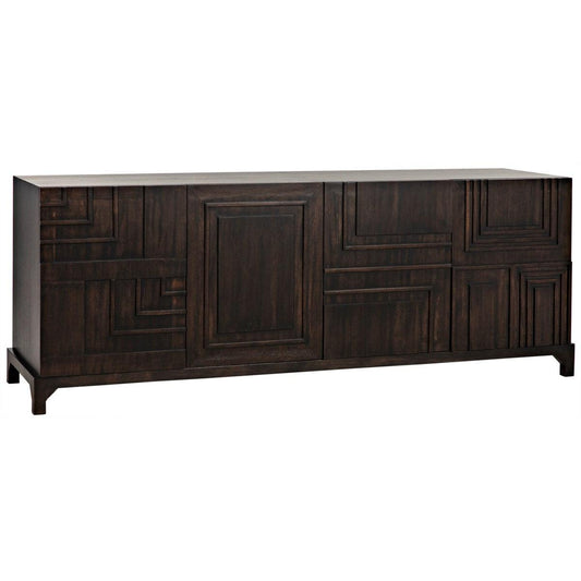 Noir Holden Sideboard, Ebony Walnut-Noir Furniture-Blue Hand Home