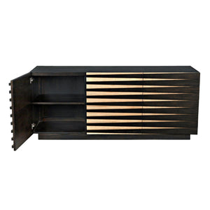 Tyson Sideboard, Ebony Walnut-Noir Furniture-Blue Hand Home