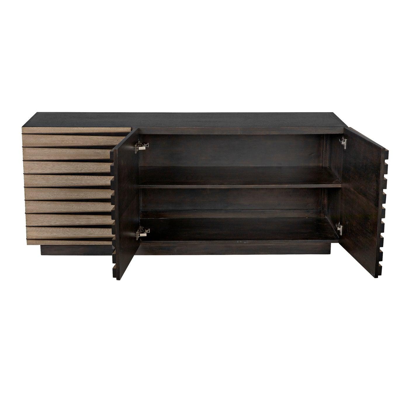 Tyson Sideboard, Ebony Walnut-Noir Furniture-Blue Hand Home