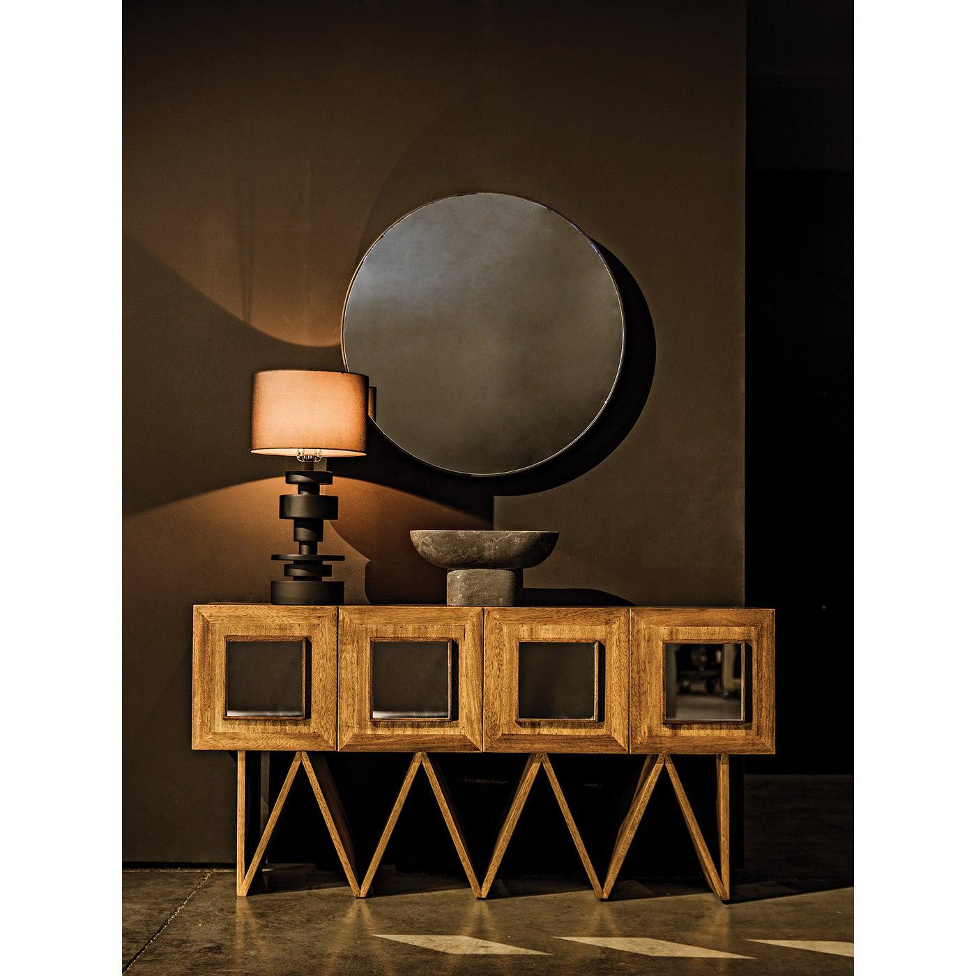 Jean-Michel Sideboard, Dark Walnut with Mirror-Noir Furniture-Blue Hand Home