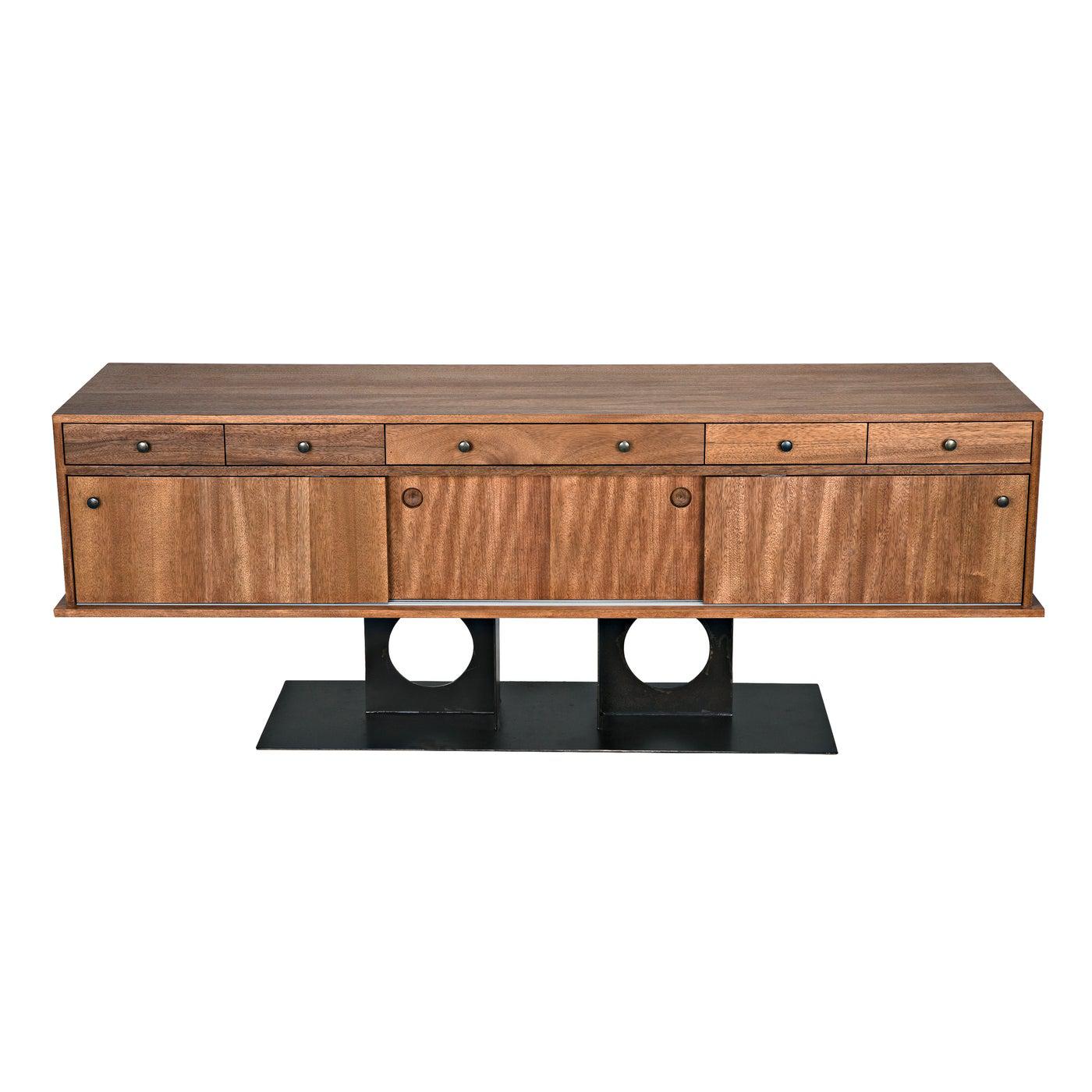 Noir Wolf Sideboard, Dark Walnut-Noir Furniture-Blue Hand Home