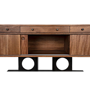 Noir Wolf Sideboard, Dark Walnut-Noir Furniture-Blue Hand Home