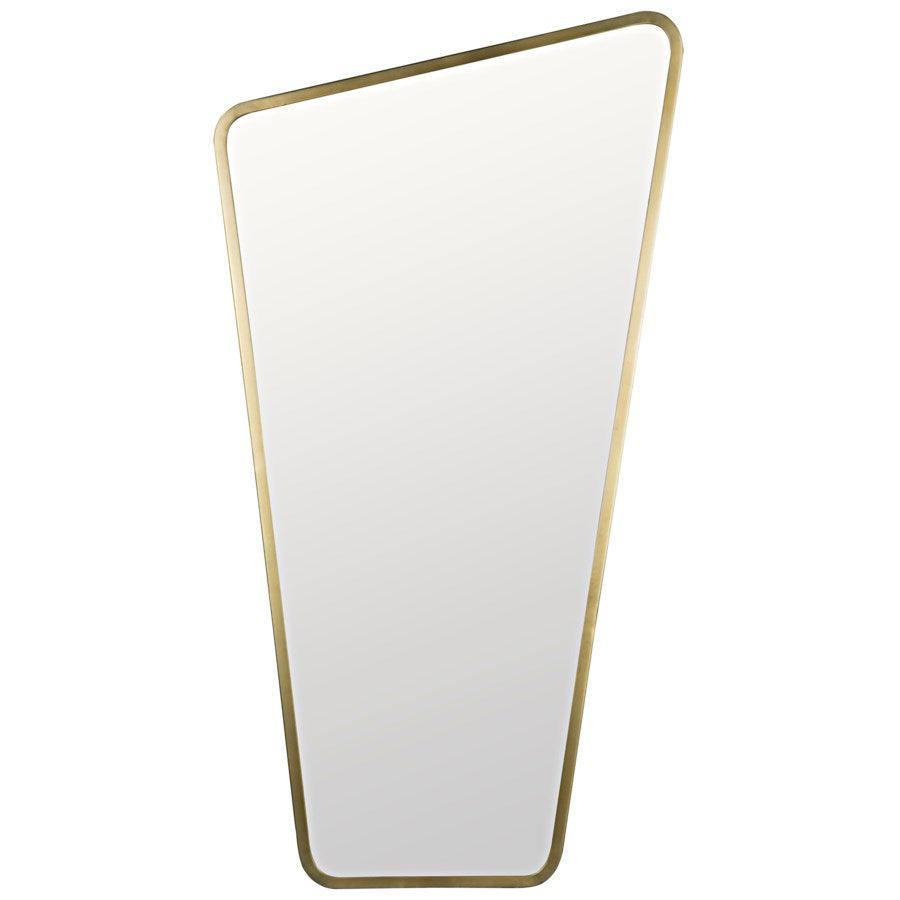 Noir Furniture Juliet Mirror, Metal w/Brass Finish-Noir Furniture-Blue Hand Home