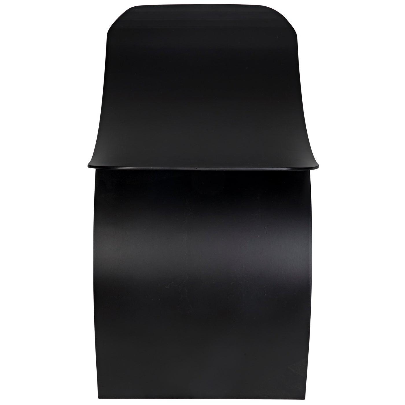 Noir Papillon Stool, Black Steel-Noir Furniture-Blue Hand Home